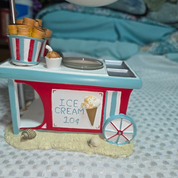 YANKEE CANDLE ICE CREAM CART HANGING WAX TART BURNER - Picture 2 of 9